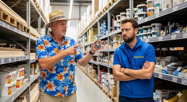 Nederlandse toeristen in een Frans dorpje